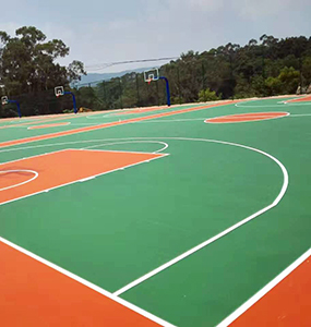 贵州林业学校硅PU篮球场